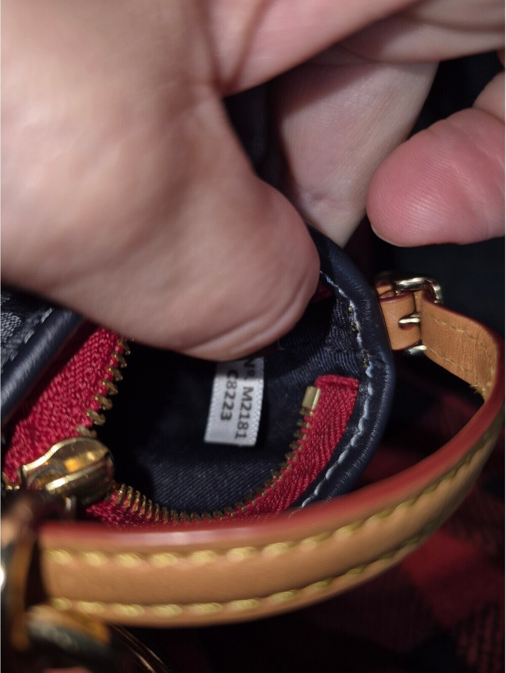 Coach Mini Val Duffle Bag Charm Keychain Signature Chambray C8223 NWOT - Picture 7 of 11